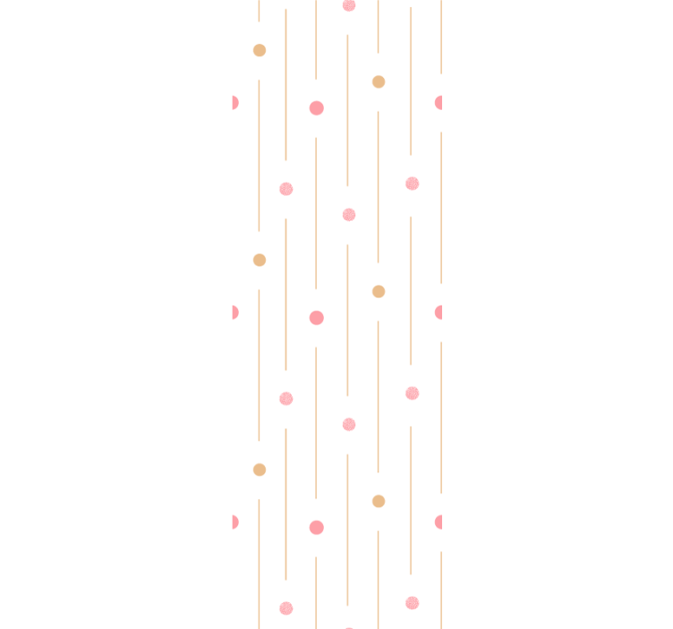 Spotted Lines polka dot wallpaper - TenStickers