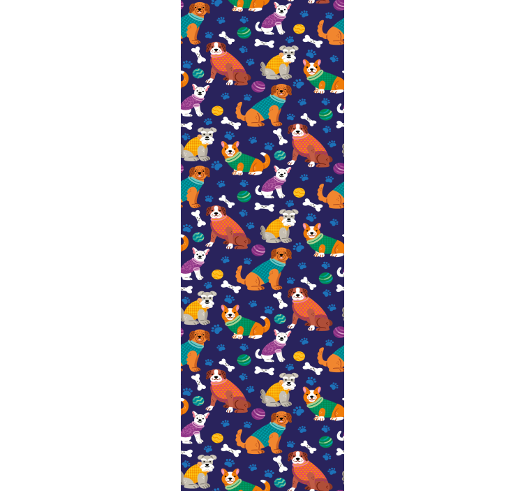 Playful Pet Patterns more animal wallpaper - TenStickers