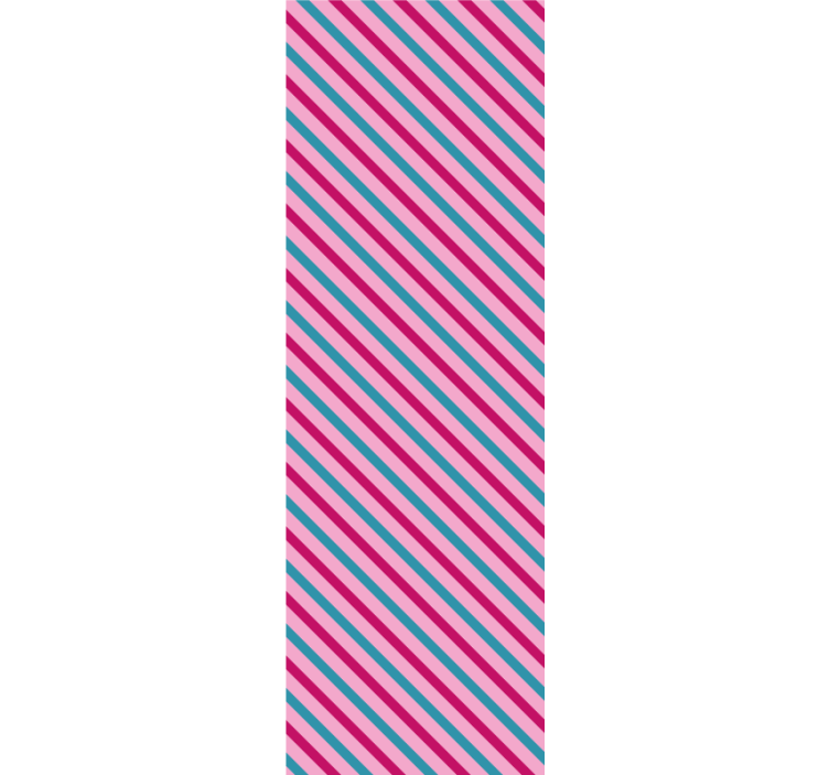 Striped Diagonal horizontal wallpaper - TenStickers