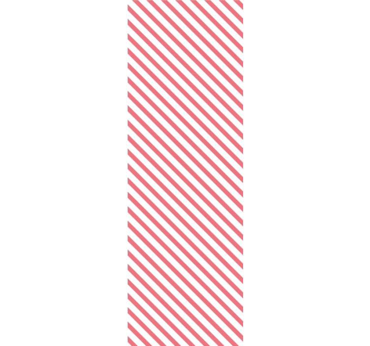Candy Stripe Harmony horizontal wallpaper - TenStickers