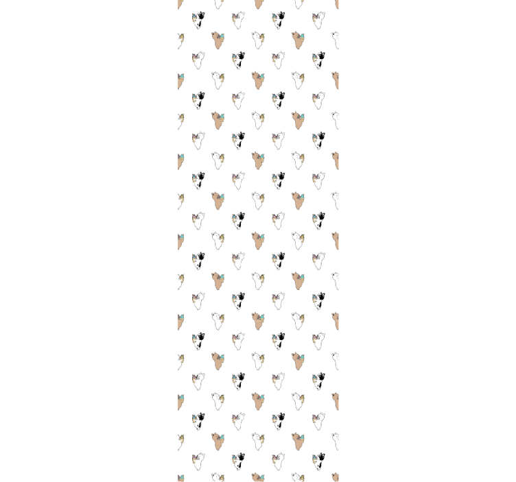 Canine Silhouette dogs wallpaper - TenStickers