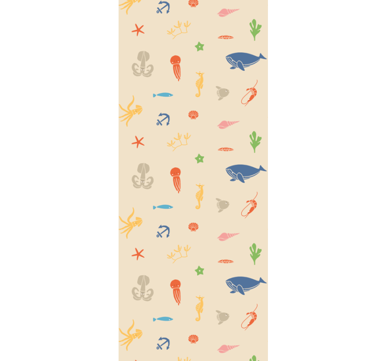 Marine Life Motifs more animal wallpaper - TenStickers