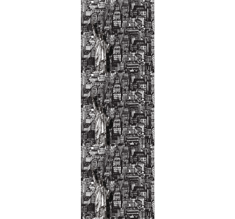 Statute of Liberty collage New York wallpaper - TenStickers