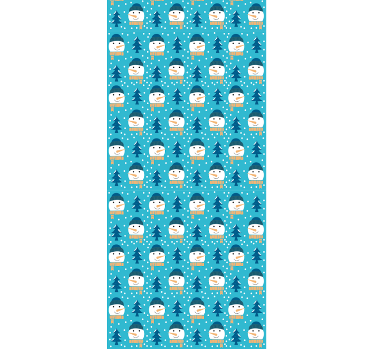 Nordic Snowscape scandinavian wallpaper - TenStickers