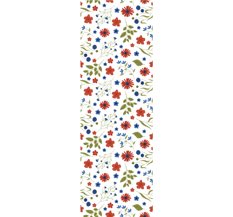 Floral Motif Detail flower wallpaper - TenStickers