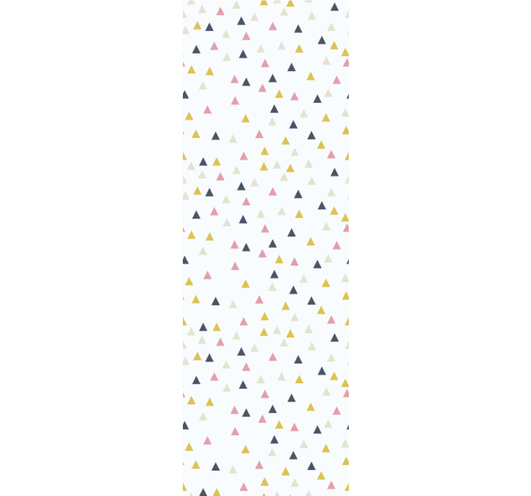 Minimal triangle pattern modern wallpaper - TenStickers