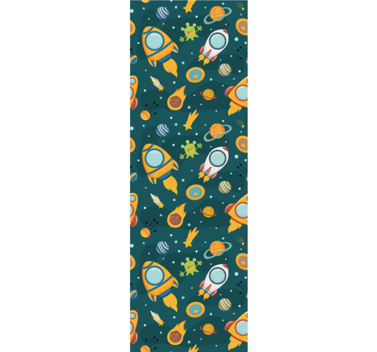 Space Exploration Imagery landscape wallpaper - TenStickers