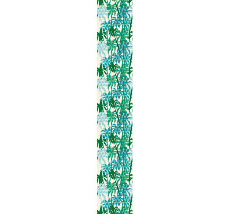 Tropical Geometric Patterns jungle wallpaper - TenStickers
