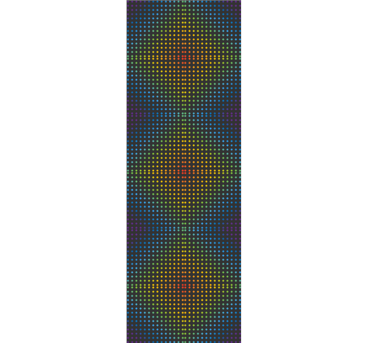 Geometric Dot Matrix wallpaper abstract - TenStickers