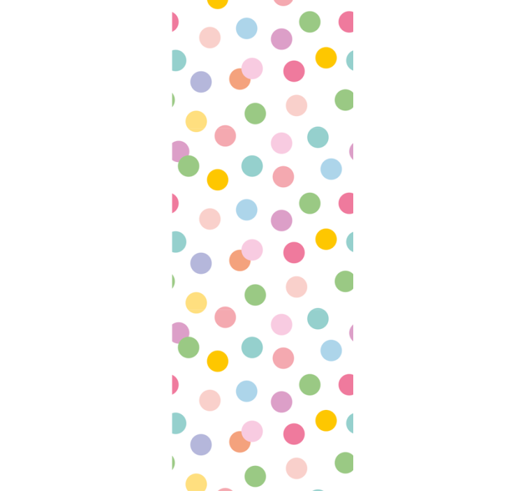 Playful Dot Pattern polka dot wallpaper - TenStickers