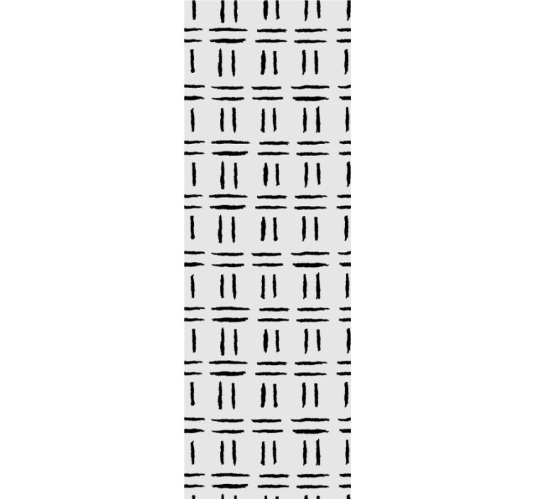 Geometric line configuration scandinavian wallpaper - TenStickers