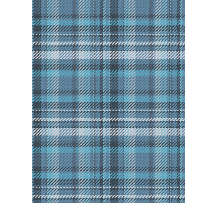 Plaid Pattern Design horizontal wallpaper - TenStickers