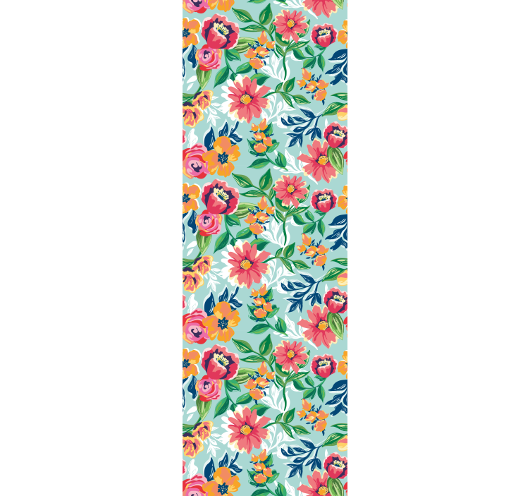 Floral Garden Design flower wallpaper - TenStickers