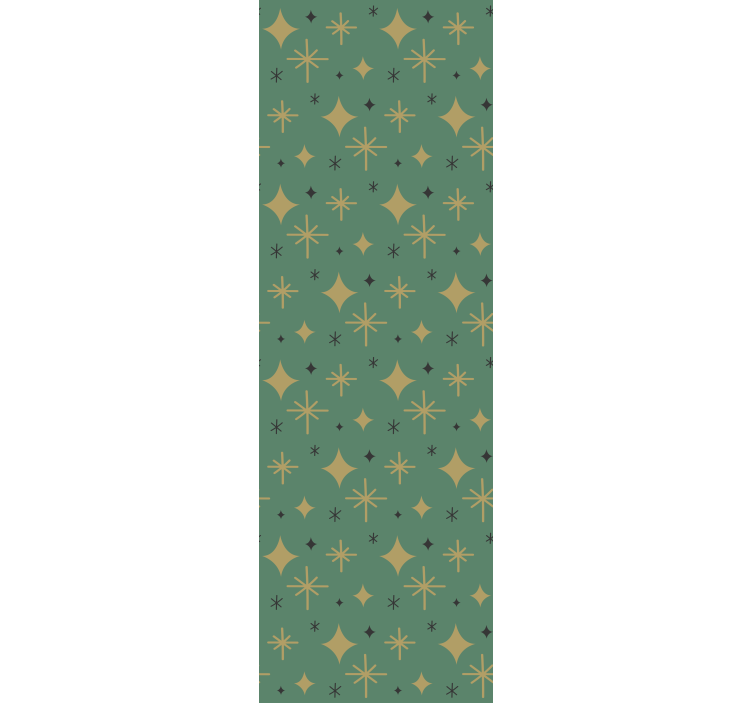 Festive Geometry christmas wallpaper - TenStickers