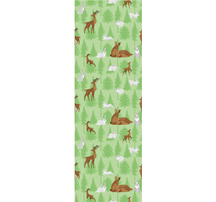 Animal wallpaper forest animal design - TenStickers