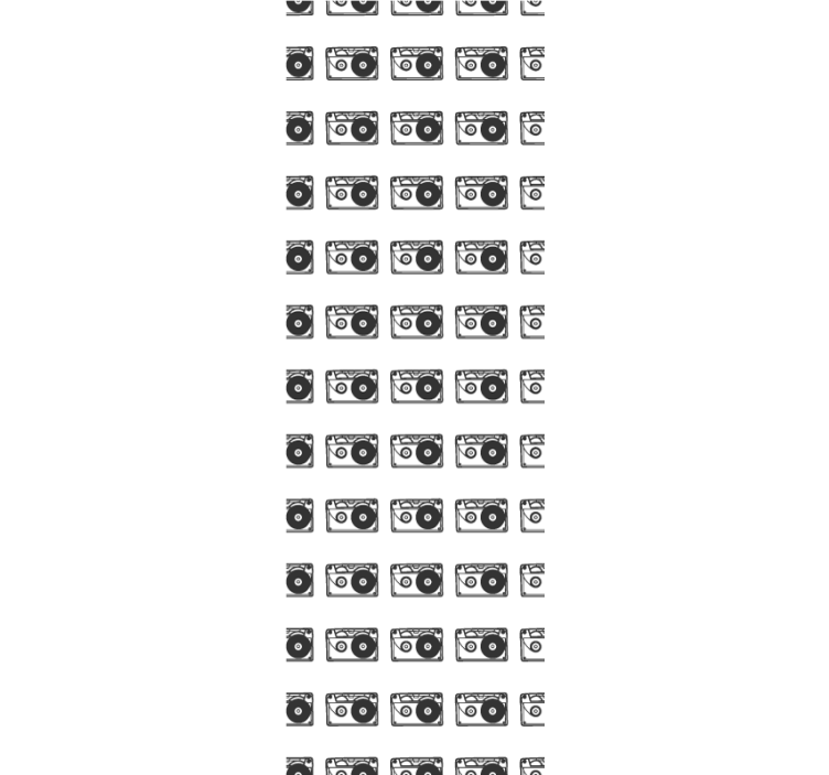 Retro Audio Pattern ornamental wallpaper - TenStickers