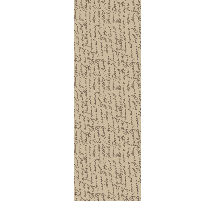 Elegant Script Writing letters wallpaper - TenStickers