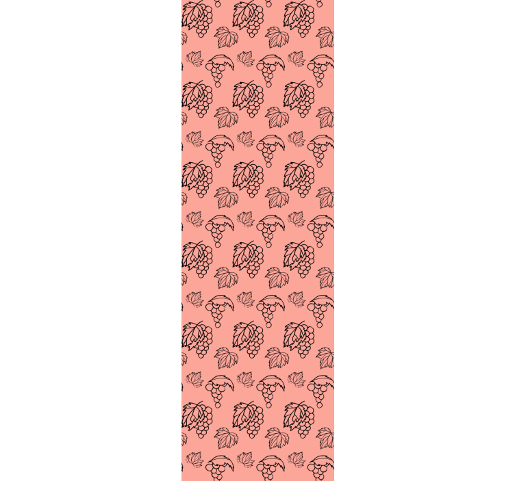 Grapevine pattern kitchen wallpaper - TenStickers