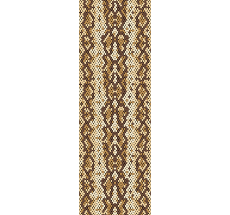 Snake skin pattern modern wallpaper - TenStickers