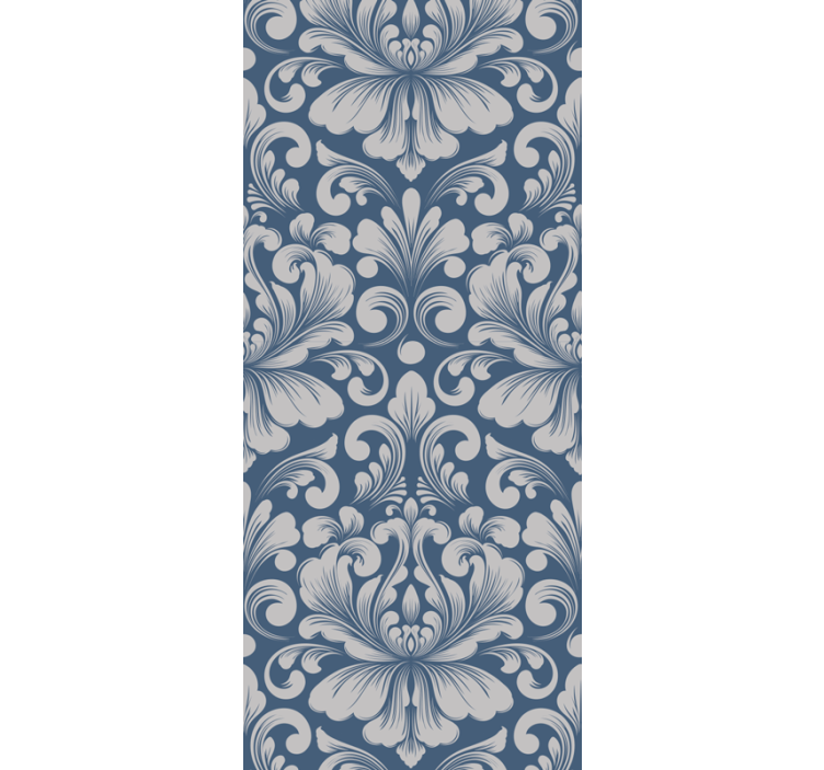 Stylish floral arrangement floral ornament wallpaper - TenStickers