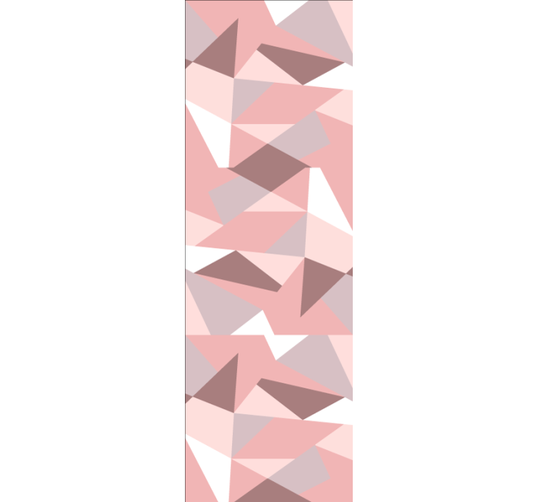 Geometric wallpaper textured pink patterns - TenStickers