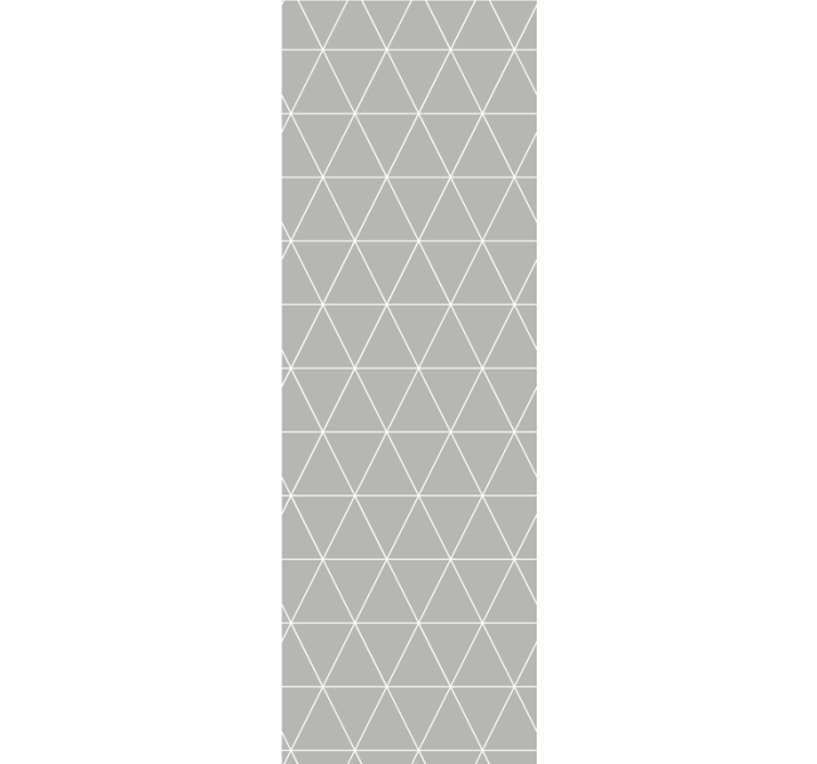 Gray elegant triangles geometric wallpaper - TenStickers