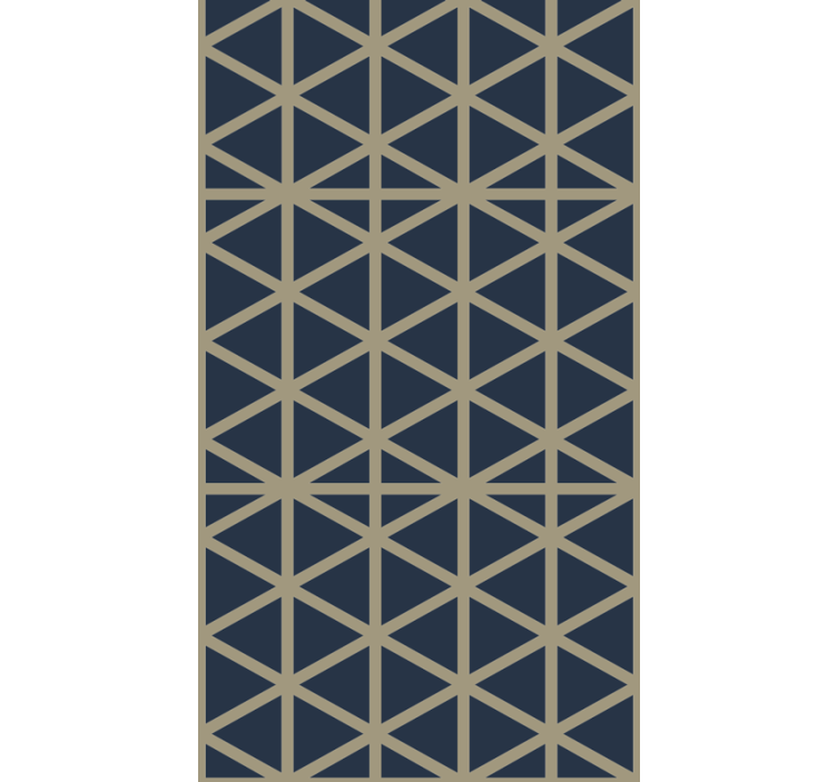 Elegant structure geometric wallpaper - TenStickers