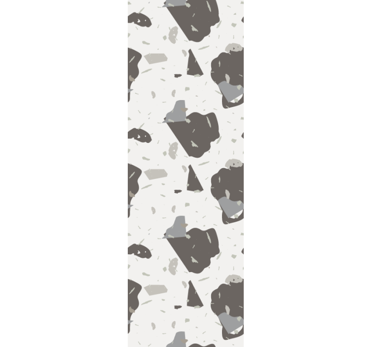 Gray rustic stone pattern Stone Wallpaper - TenStickers