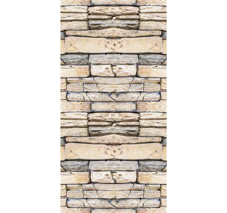 Neat elegant pattern stone effect wallpaper - TenStickers