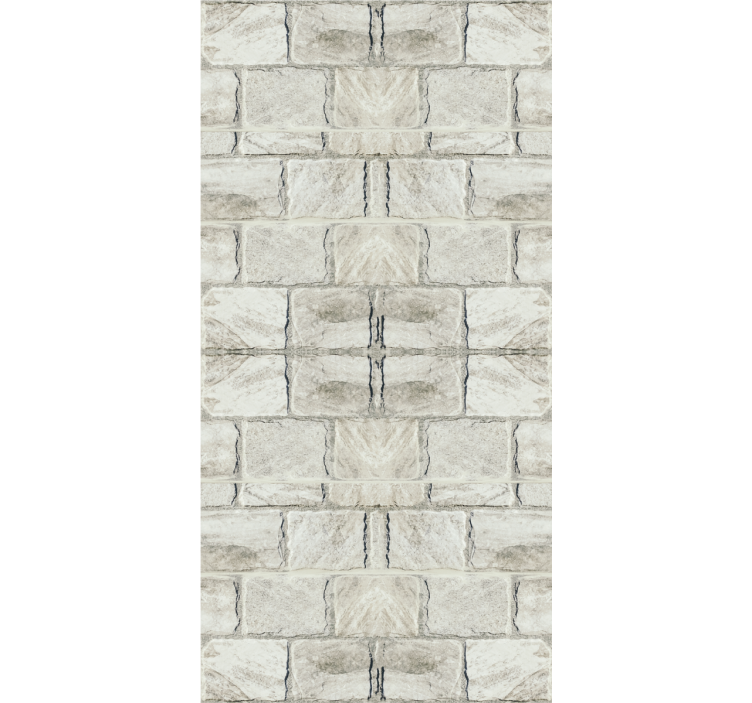 Organise brick pattern stone effect wallpaper - TenStickers