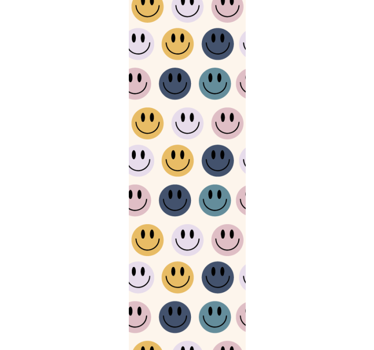 Happy Smile Faces personalized wallpaper - TenStickers