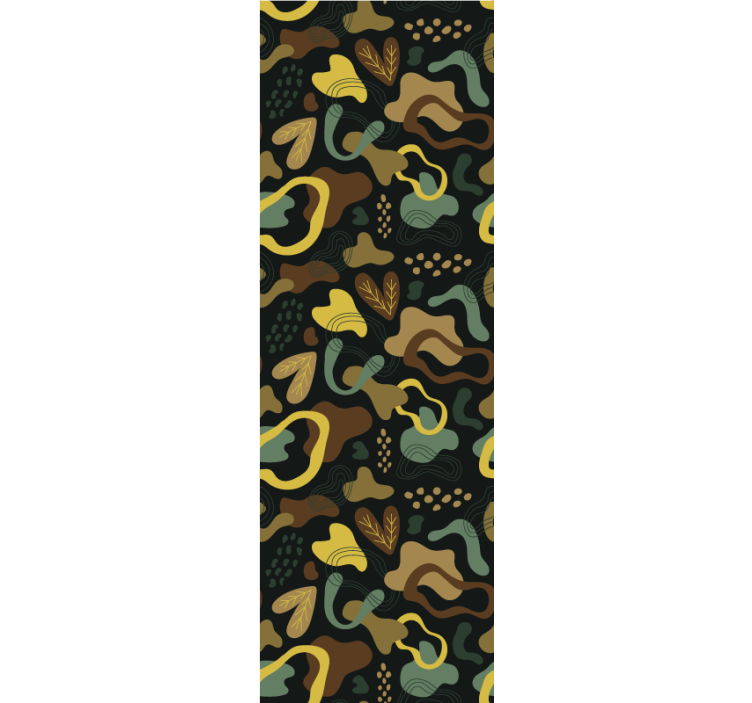 Organic shape patterns wallpaper abstract - TenStickers
