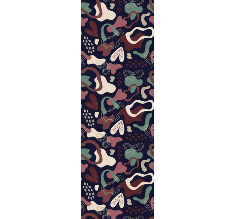 Fluid geometric pattern wallpaper abstract - TenStickers