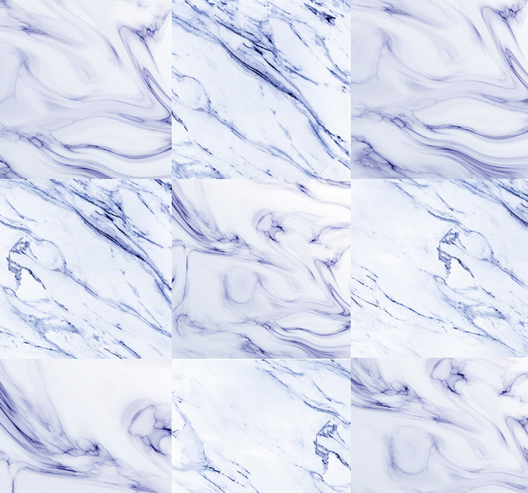 Wallpaper Blue Marble Textured - TenStickers