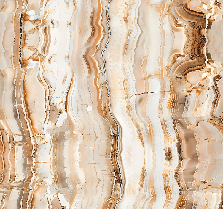Beige colours marble wallpaper - TenStickers