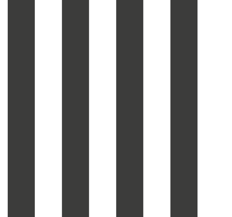 Black and white colours vertical stripe wallpaper - TenStickers
