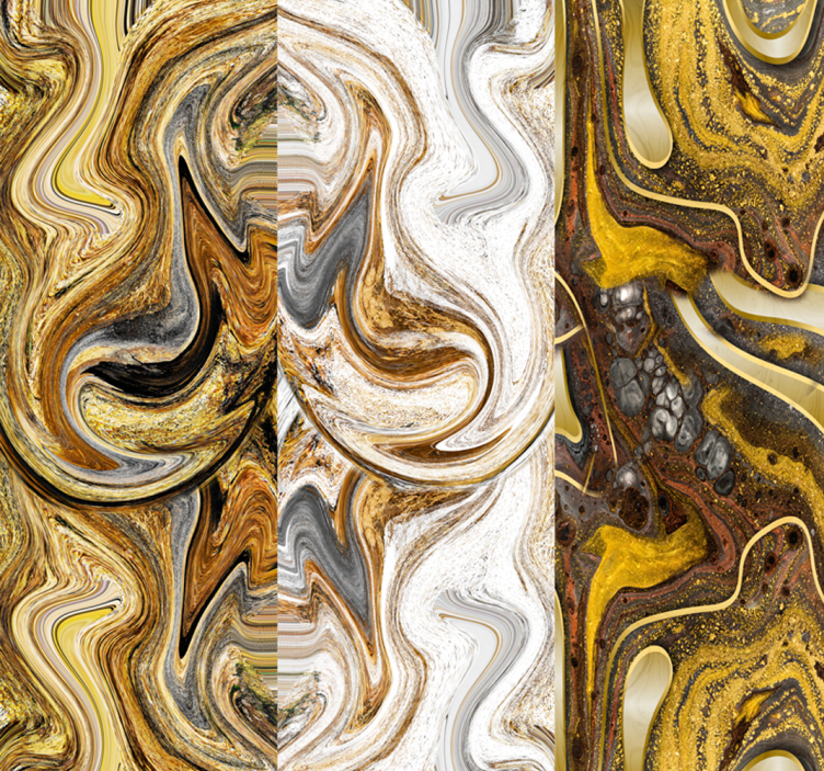 Swirling Marbled Elegance wallpaper abstract - TenStickers