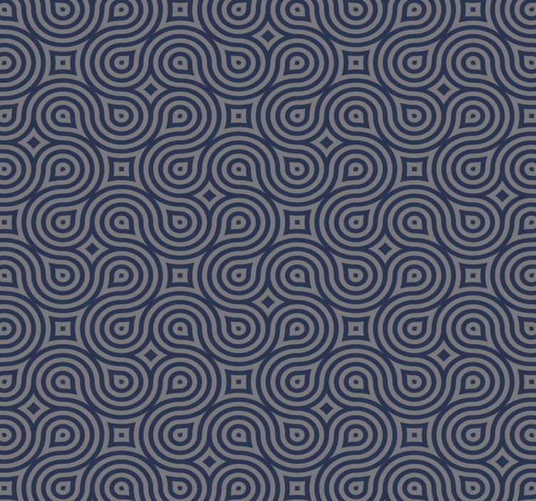 Abstract Tranquility geometric wallpaper - TenStickers