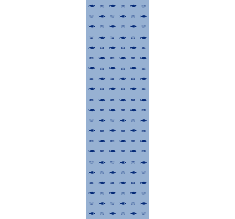 Underwater Blue Pattern fish wallpaper - TenStickers