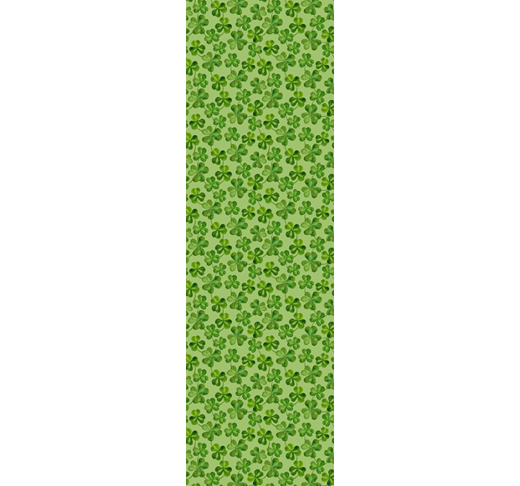 Leaf clover pattern Nature Wallpaper - TenStickers