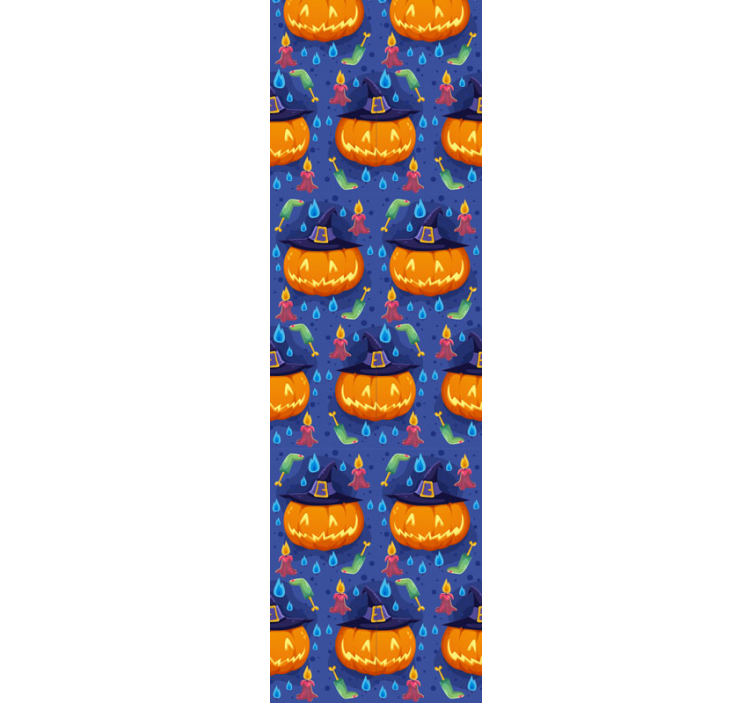 Halloween wallpaper halloween pumpkin design - TenStickers