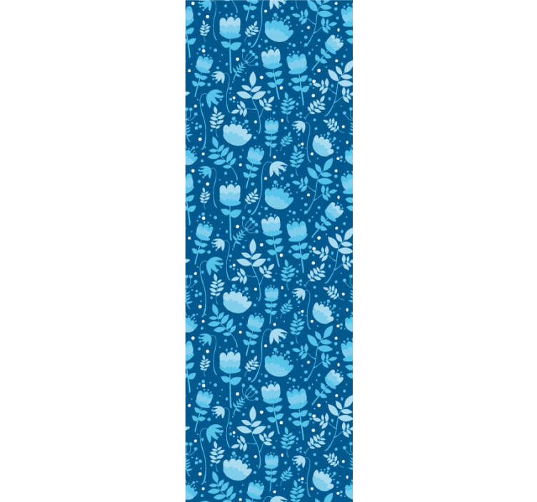 Floral Pattern Design flower ornament wallpaper - TenStickers