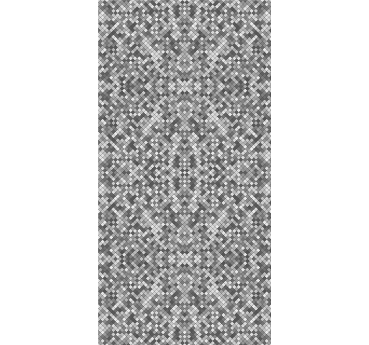 Herringbone Illusion geometric wallpaper - TenStickers