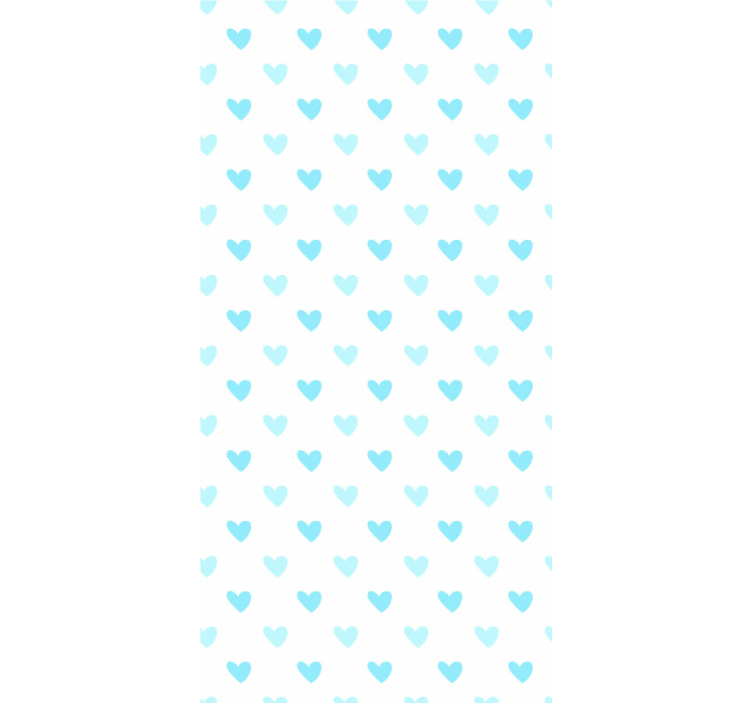 Heart Motif Pattern kids wallpaper - TenStickers
