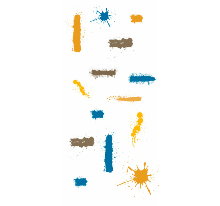 Abstract Art Brushwork wallpaper abstract - TenStickers