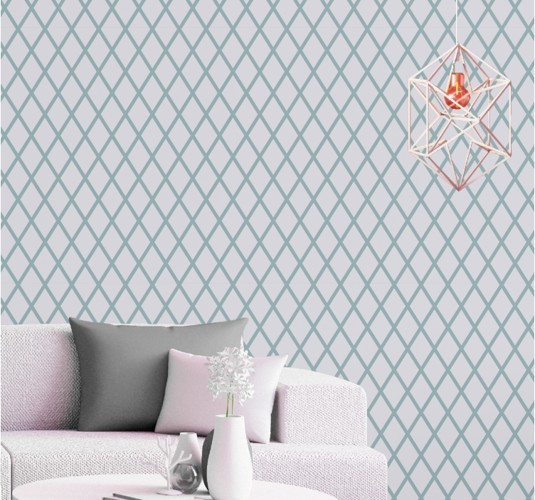 Geometric Jewel geometric wallpaper - TenStickers