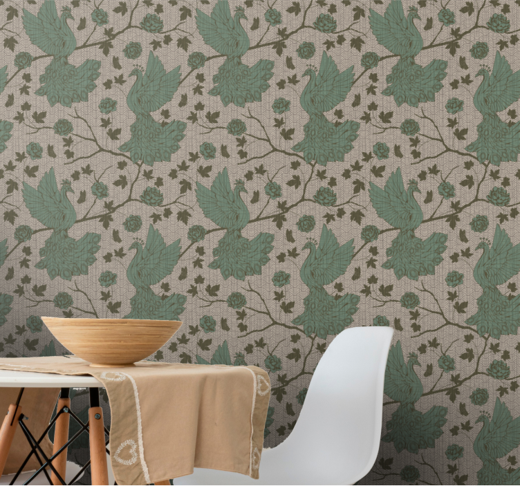 Birds on Branches animal wallpaper - TenStickers