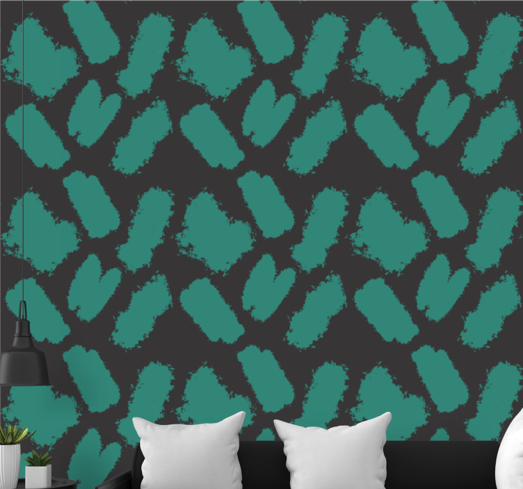 Brushstroke Pattern wallpaper abstract - TenStickers