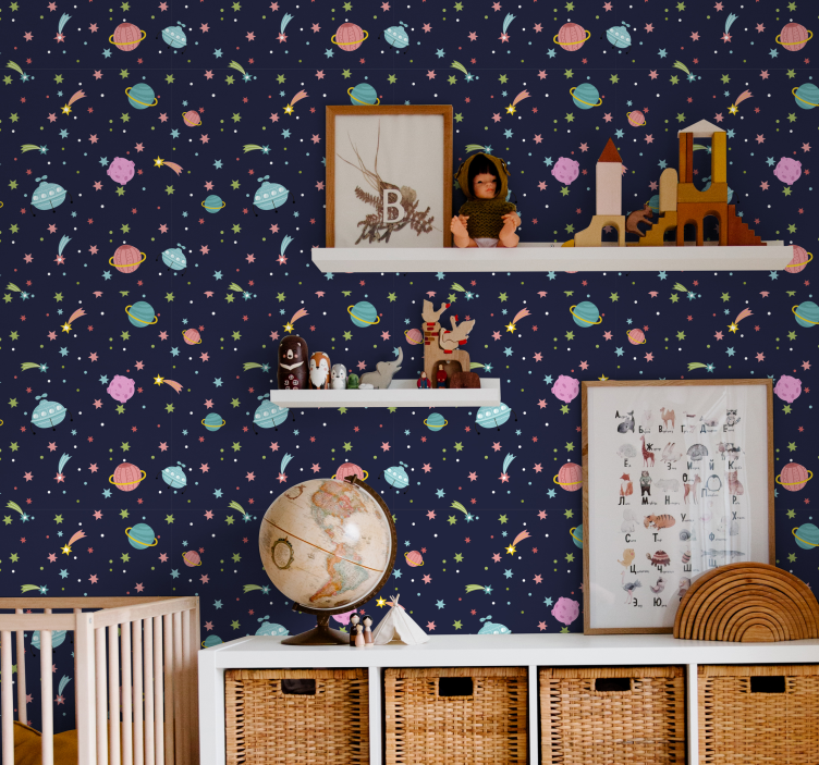 Celestial Space star wallpaper - TenStickers