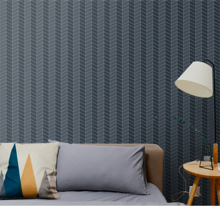 Chevron Pattern Design vertical stripe wallpaper - TenStickers
